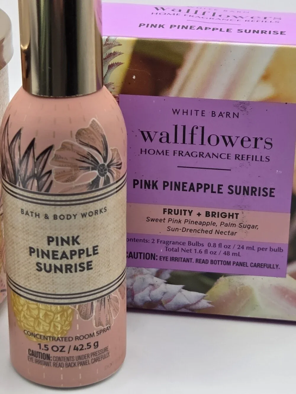 Bath & Body Works Pink Pineapple Sunrise Bundle 3PC New!♡♡